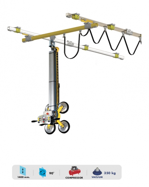 H KREYN 500 KÖPRÜ VİNÇ VE MGVPER 4 AD VACUUM LİFTER