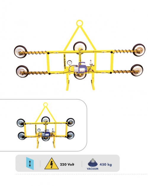 MGV 6 T TELEFKOPİK VAK TAŞIYICI Electric Vacuum Lifters